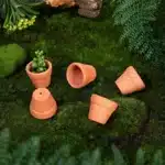 Miniature terracotta pots 5