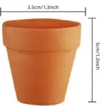 Miniature terracotta pots 3