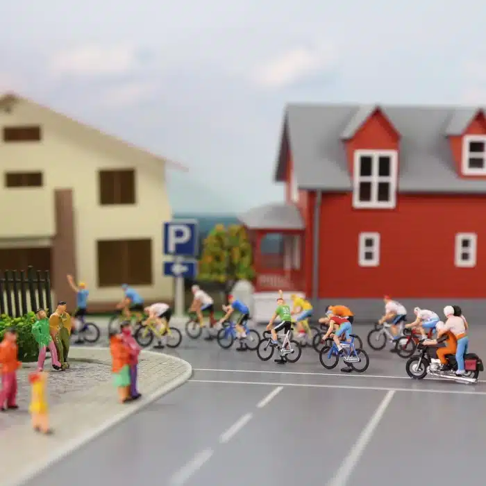 figurines cyclistes miniatures 10