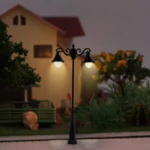 Lampadaire miniature led (lot de 5)