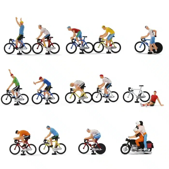 figurines cyclistes miniatures 1