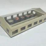 bâtiment élevage miniature pour échelles HO OO S 1