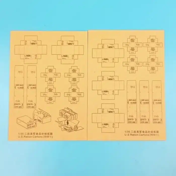 Accessoires diorama militaire 1/35 – caisses et sacs de sable réalistes 16