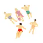 Personnages miniatures 1/150 plage 5