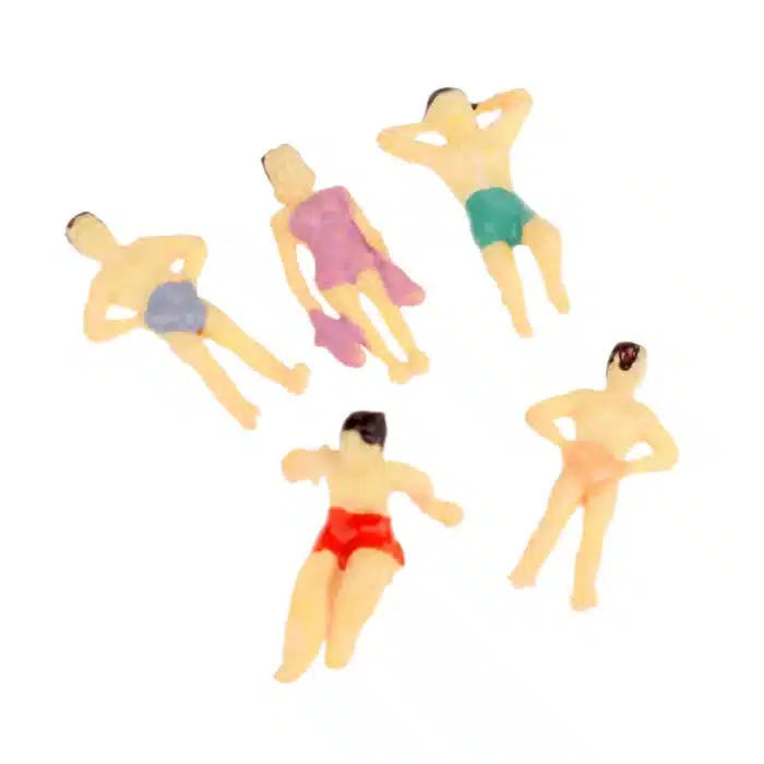 Personnages miniatures 1/150 plage 5