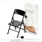 Chaise miniature noire 1/6 1