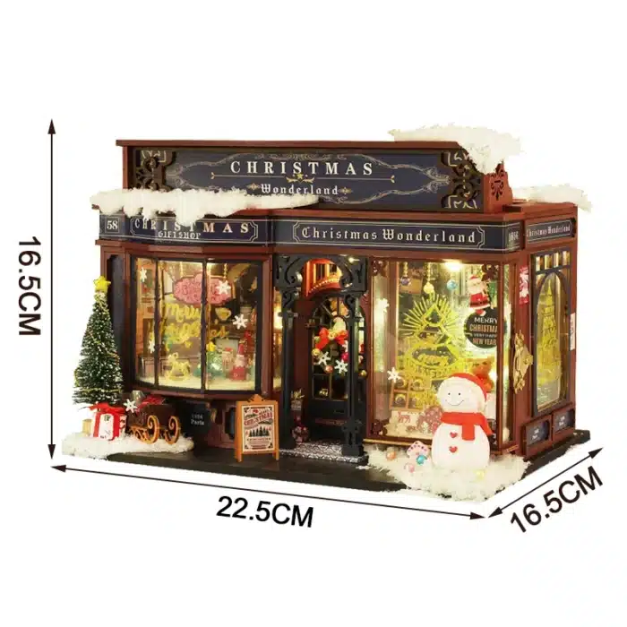 Diorama vitrine de Noël 6