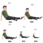 Figurine miniature enfant assis 15