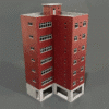 Immeubles pour maquette (3 modèles au choix)