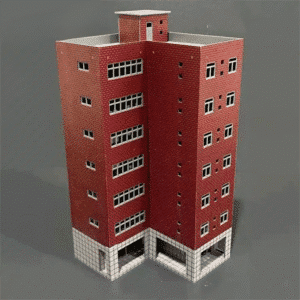 Immeubles pour maquette (3 modèles au choix)