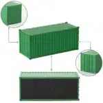 Maquette de conteneurs maritimes échelle HO 5