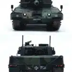 Maquette de char allemand Leopard 2A4 1/72 1