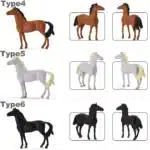 Figurines chevaux miniatures 1/43 5