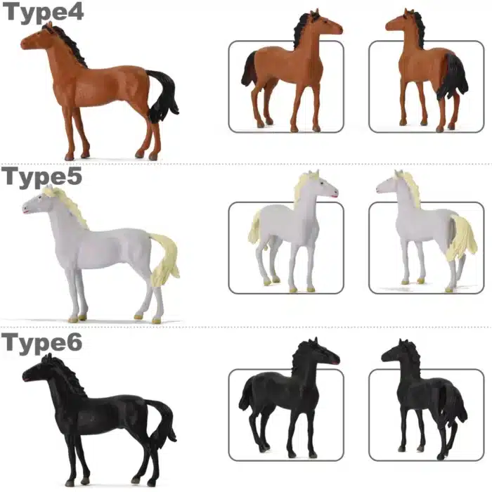 Figurines chevaux miniatures 1/43 5