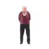 Figurine homme senior 1/43 16