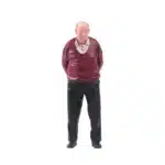 Figurine homme senior 1/43 16