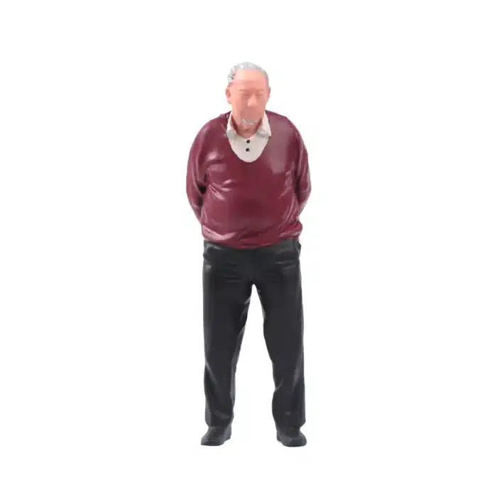 Figurine homme senior 1/43 16