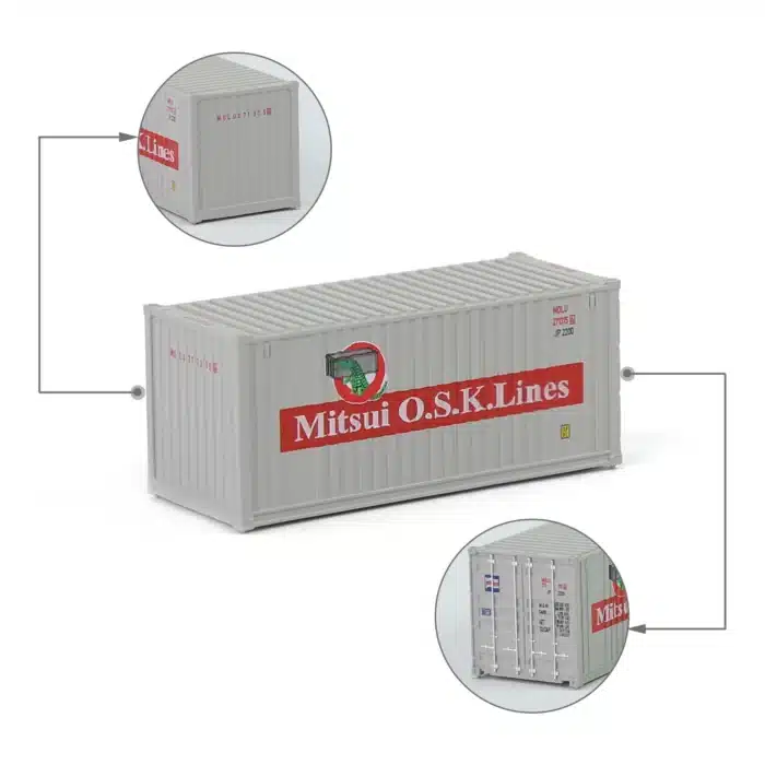 Conteneur miniature échelle N 4