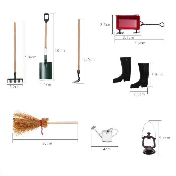 outils de jardin miniature 21
