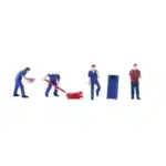 Figurines réparateur d'automobile 1/64 1