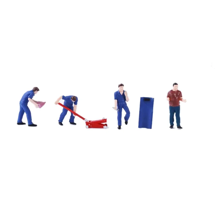 Figurines réparateur d'automobile 1/64 1