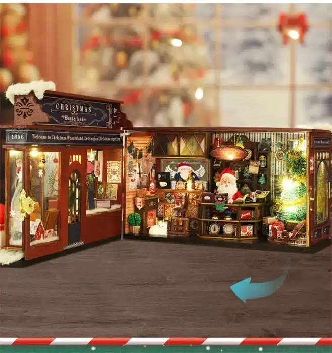 Diorama vitrine de Noël 16