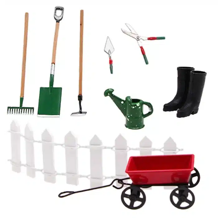 outils de jardin miniature 18
