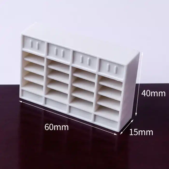 Etagère miniature 1/50 blanc 13