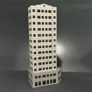 Maquette d’immeuble urbain 1/87