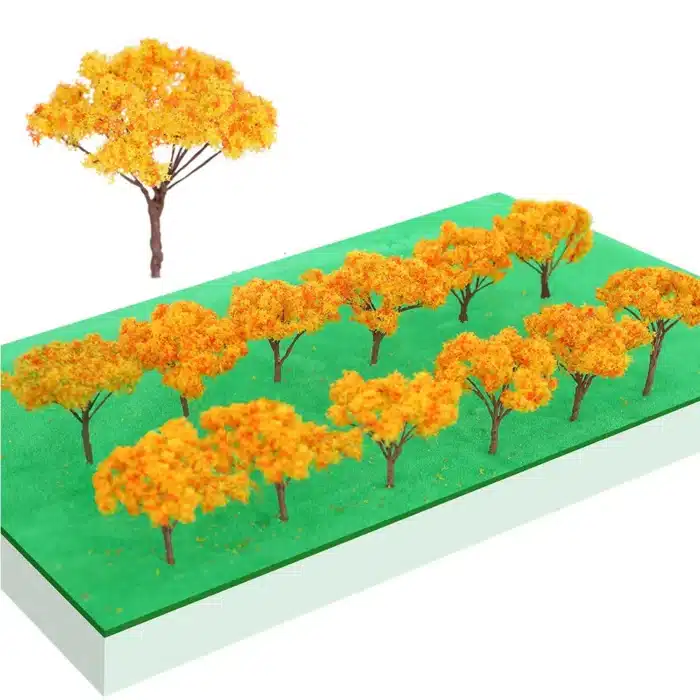 arbres miniatures automne pour maquette 1