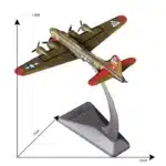 Maquette bombardier B-17G Flying Fortress WWII 1/200 4