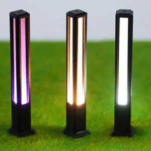 Lampe de jardin LED pour maquette 1/100 (lot de 2)