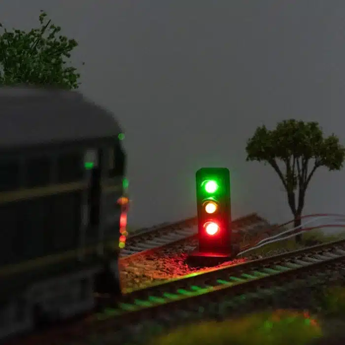 Feux de signalisation ferroviaire 1/87 2