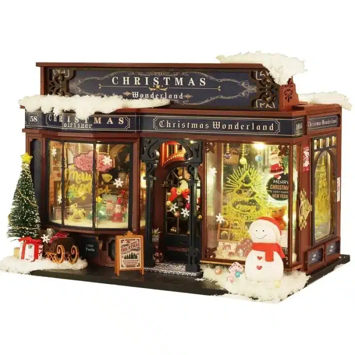Diorama vitrine de Noël 10