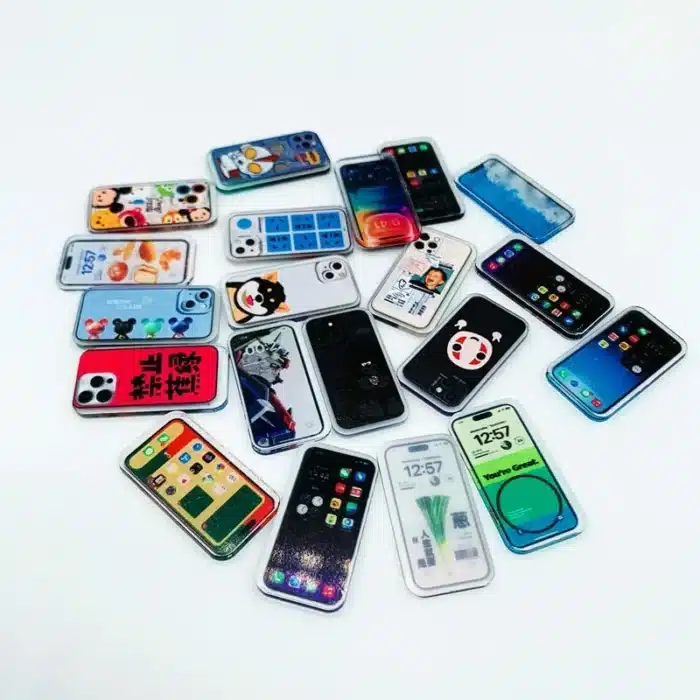 Smartphones miniatures pour maquette 1/12 1