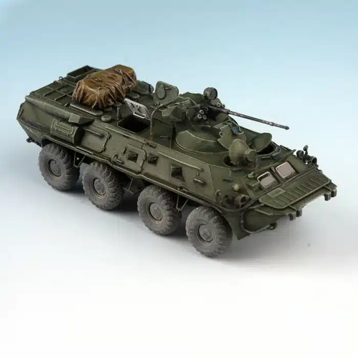 maquette char soviétique BTR-80A 5