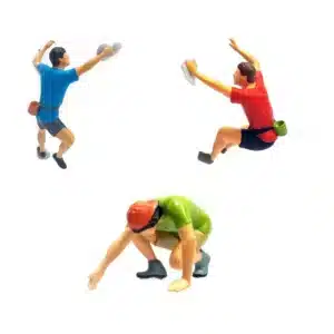 Figurines miniatures escalade 1/64 1