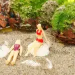 Personnages miniatures 1/50 natation 30