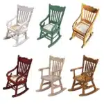 Chaise à bascule miniature 1/12 1