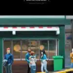 Figurine miniature de jeune couple enlacé 1/64 13