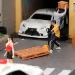 Figurine homme avec transpalette 1/64 1