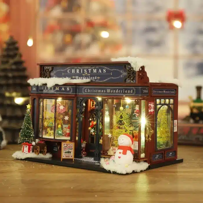 Diorama vitrine de Noël 1