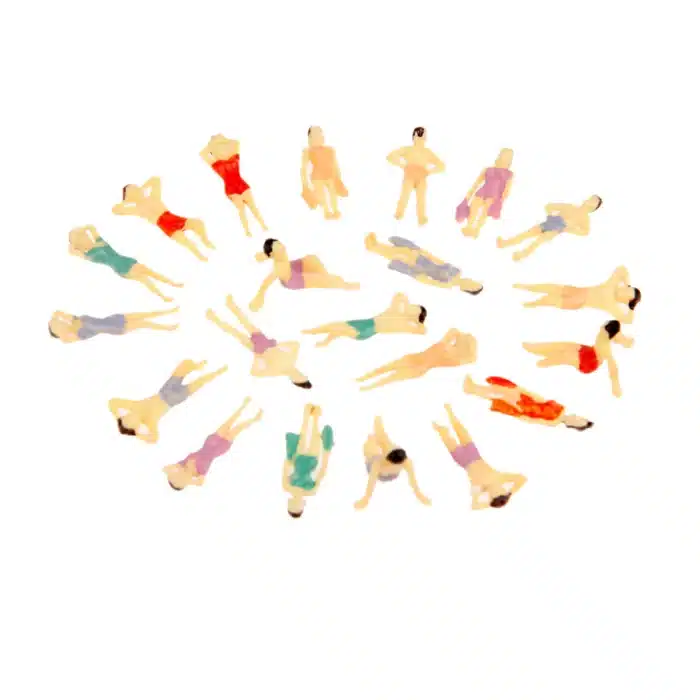 Personnages miniatures 1/150 plage 1