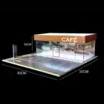 Café miniature avec parking 1/64 1