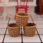 Paniers en rotin 1/12 3