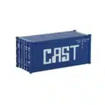 Conteneur miniature échelle N bleu 7