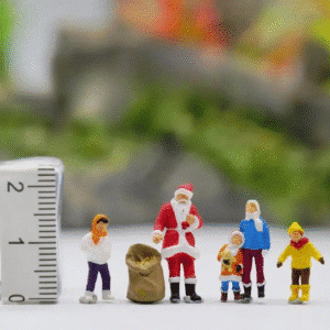 Figurines miniatures Noël 1/87 – Père Noël et enfants
