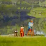 figurine maquette artiste peintre 2