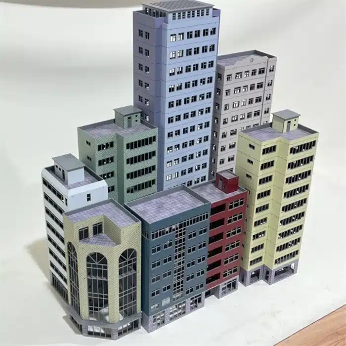 Immeuble bureaux pour dioramas 1/87 1