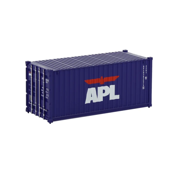 Conteneur miniature échelle N bleu 8